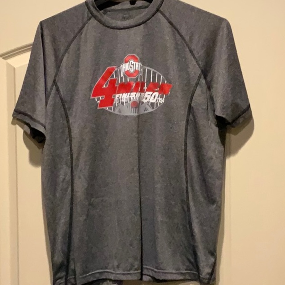 Gray Ohio State Graphic T-Shirt ~ Size L